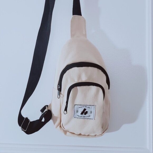 New Canvas Sling Bag - Picture 1 of 13